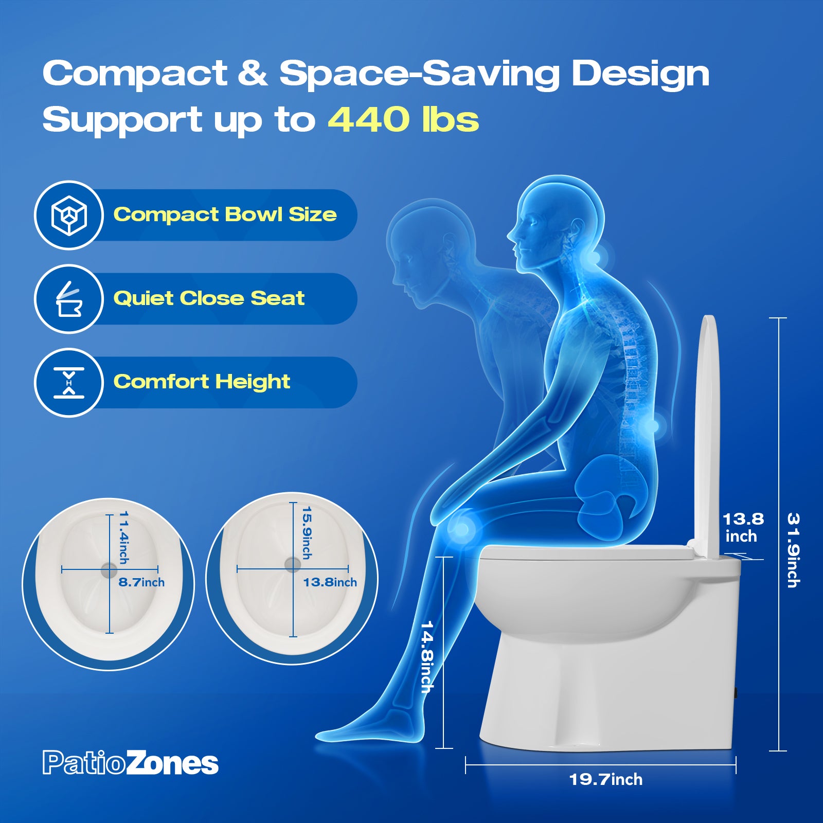 FLO-MT24 Dreamsani Marine Toilet